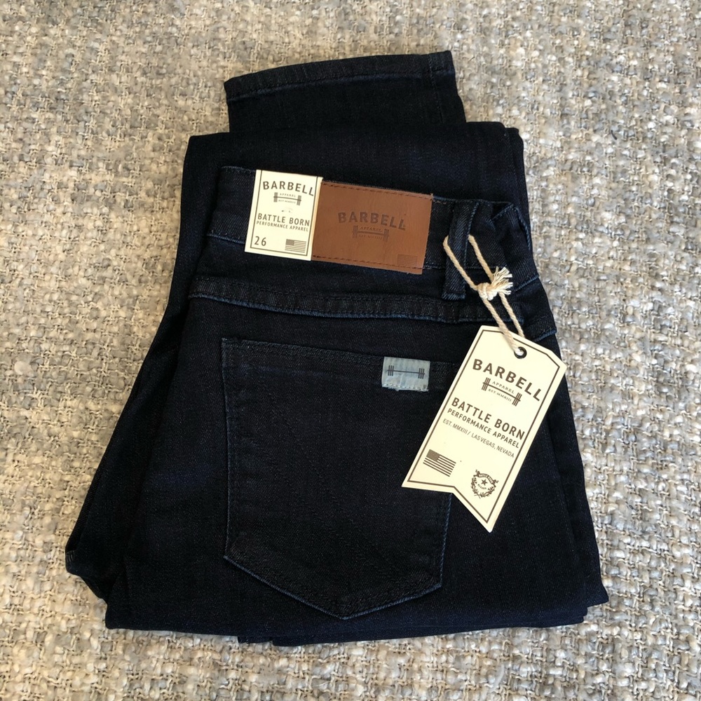 Barbell Apparel Women’s Dark Skinny Jeans Size 26